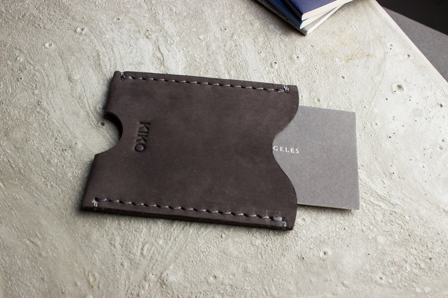 Cowhide Double Sided Card Case