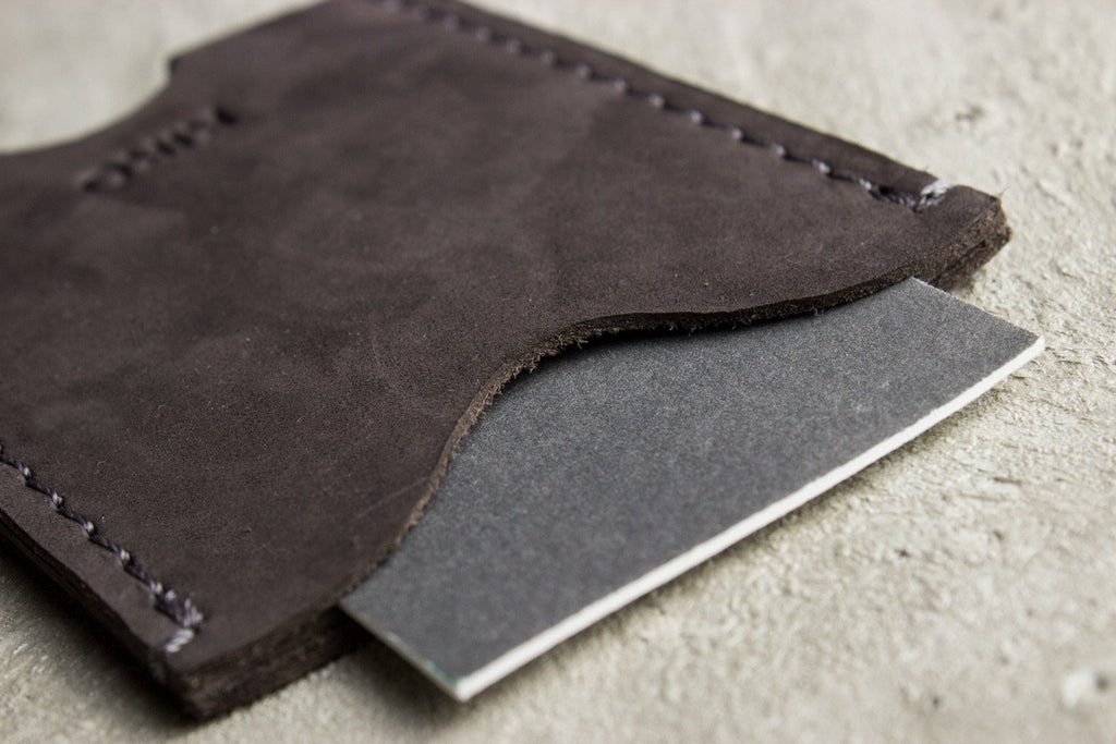 Cowhide Double Sided Card Case