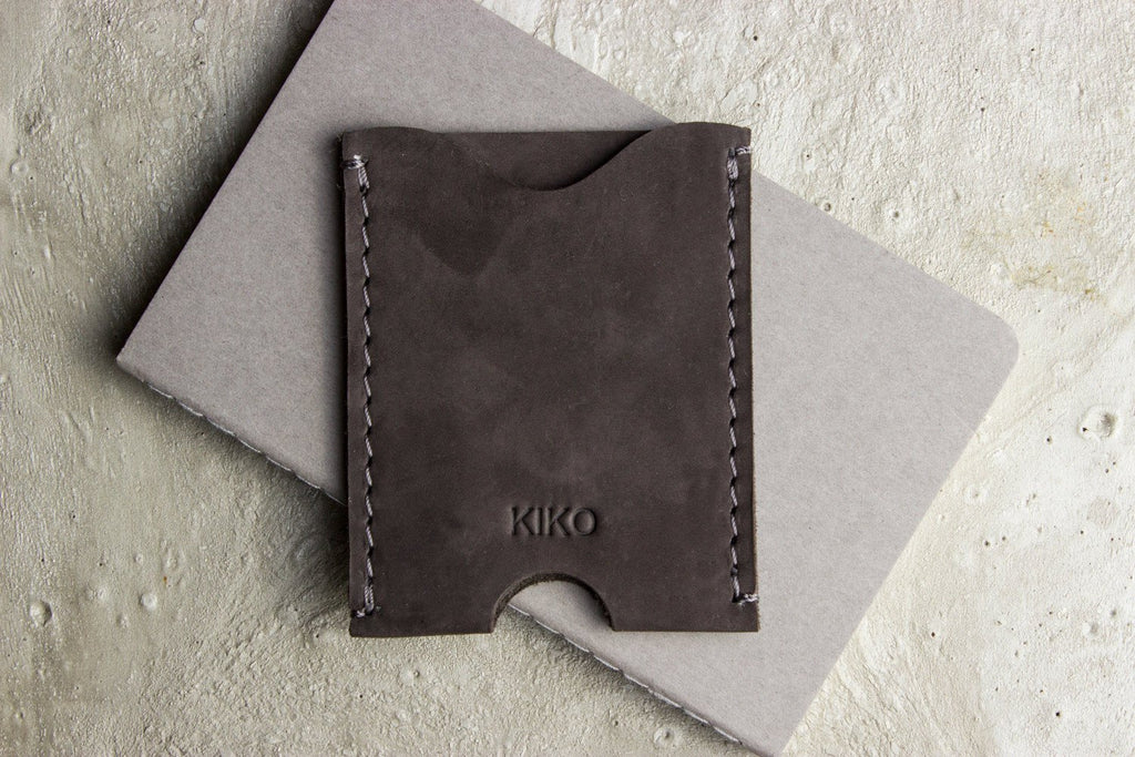 Cowhide Double Sided Card Case