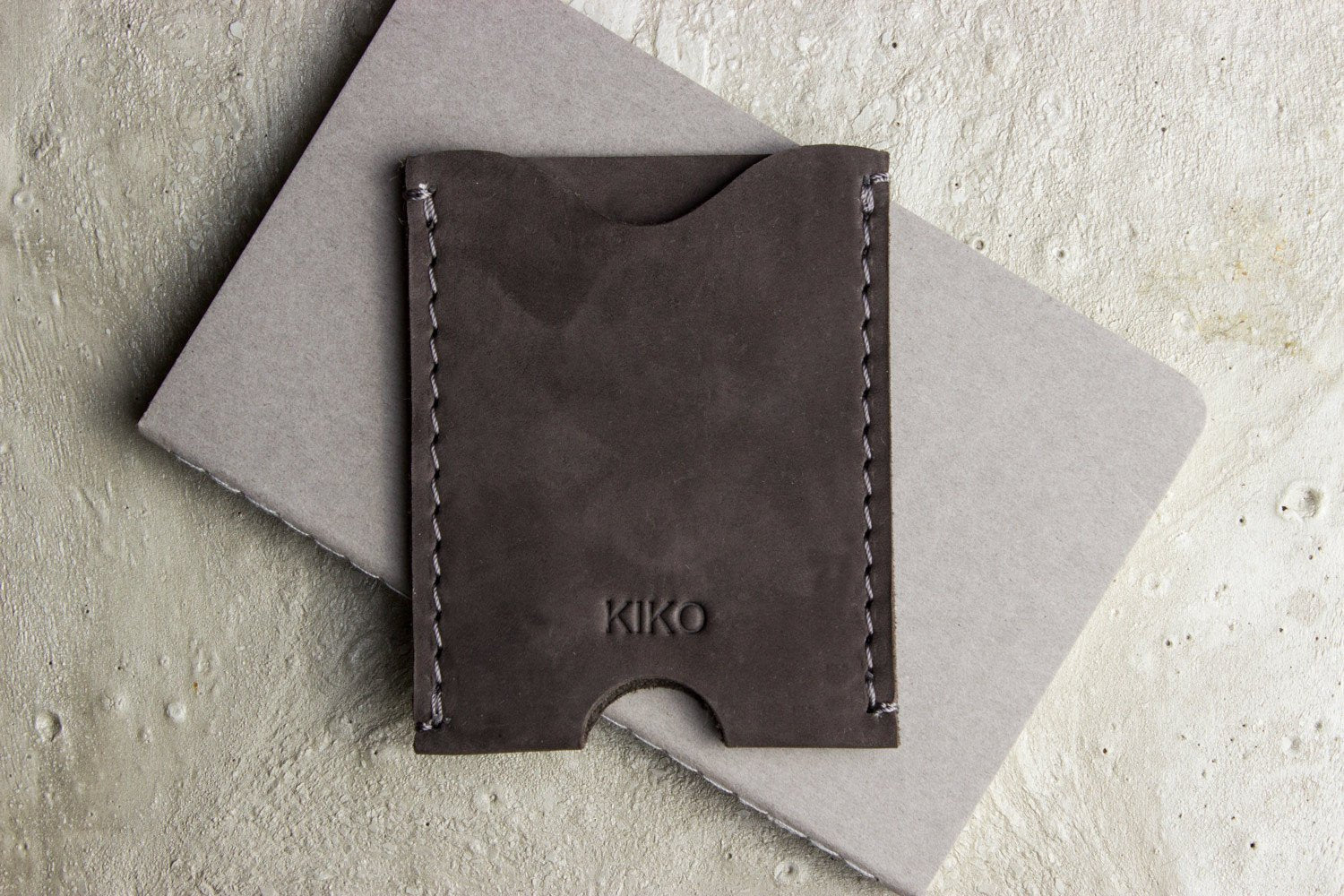 Cowhide Double Sided Card Case