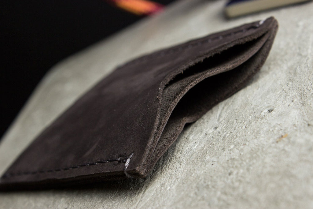 Cowhide Double Sided Card Case