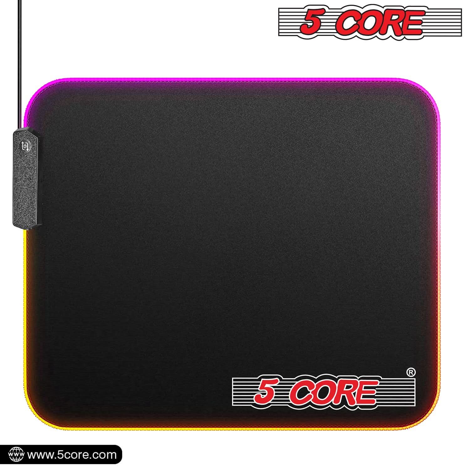 5Core RGB Gaming Mouse Pad - 12 Light Modes