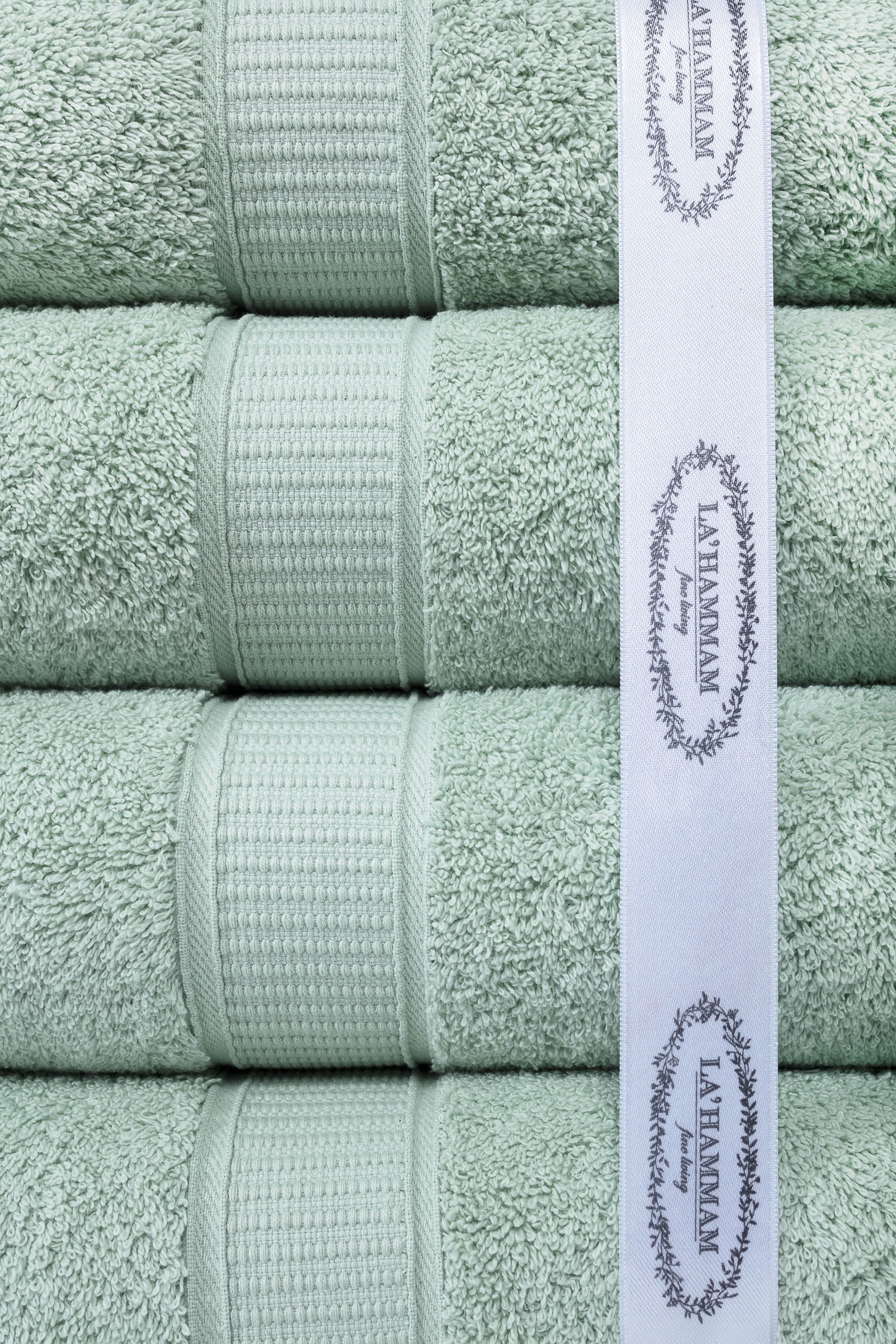 Luxury Turkish Cotton Washcloth Set of 12