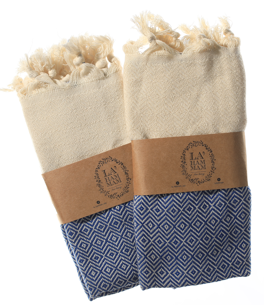 Diamond Turkish Cotton Kitchen Towels - Set of 2