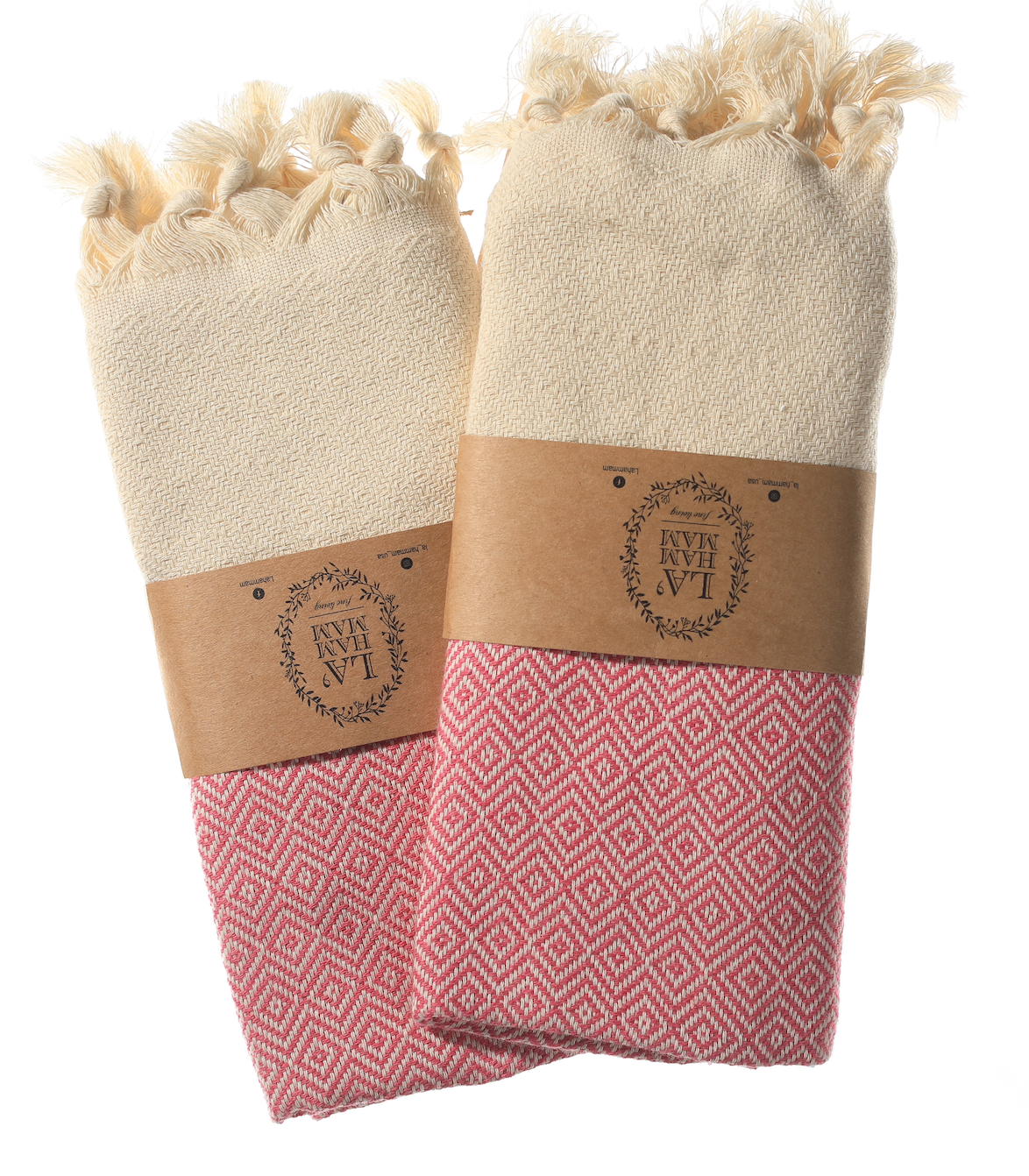 Diamond Turkish Cotton Kitchen Towels - Set of 2